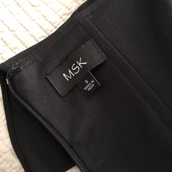 MSK long black beautiful dress size small! - Picture 4 of 5